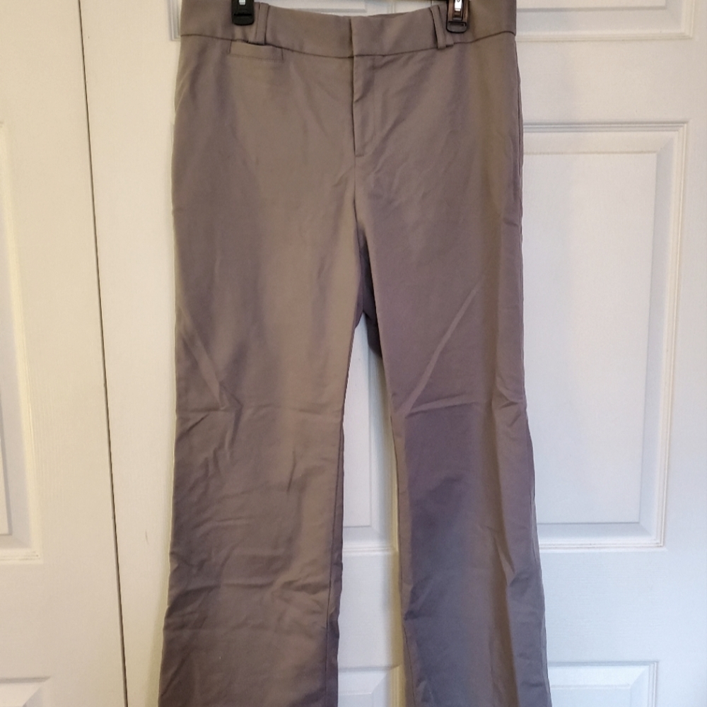 Banana Republic Jackson Fit Stretch Woman's Slacks Size 12S Gray